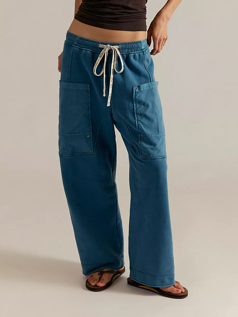 Women's Relaxed Utility Cargo Sweatpants