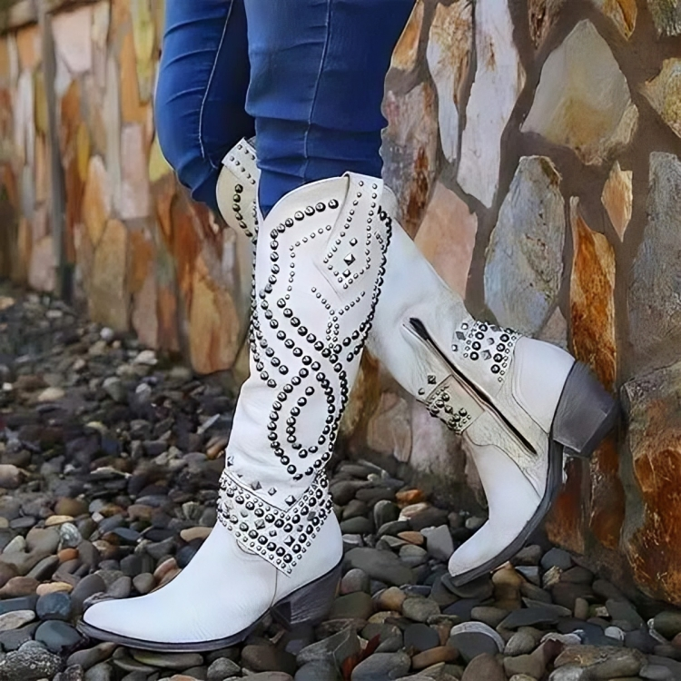 Briana™ | Western Knee-High Boots