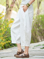 Cotton and Linen Short Bloomers