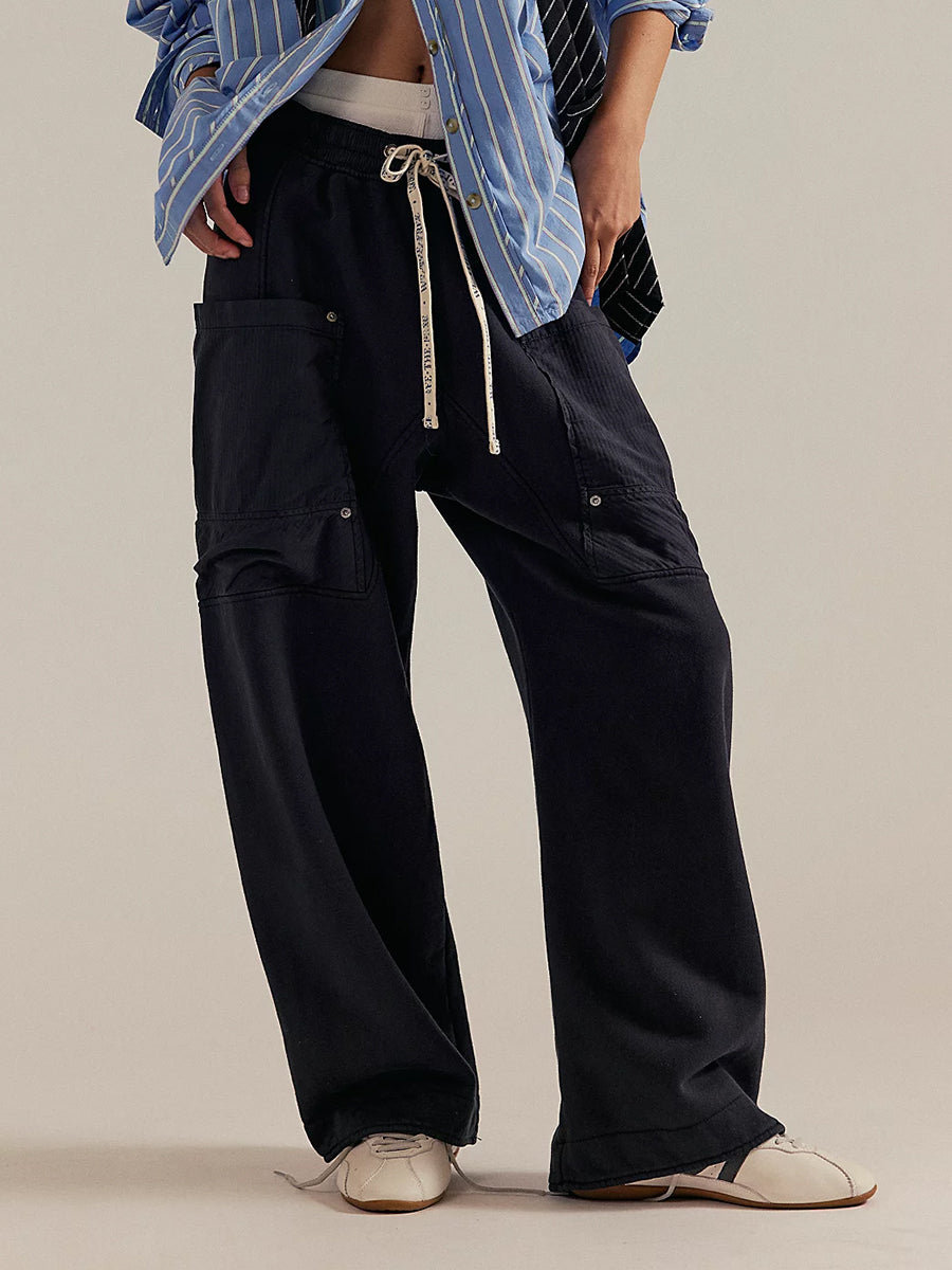 Women's Relaxed Utility Cargo Sweatpants