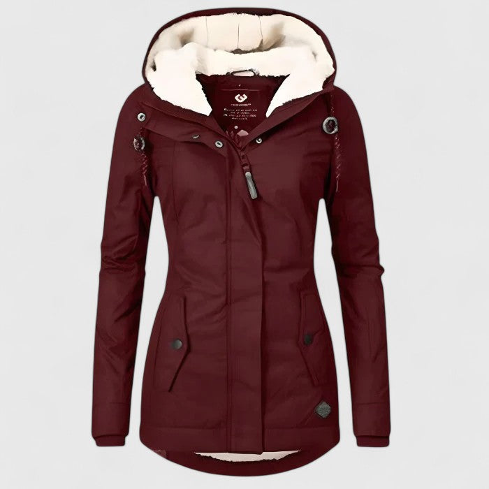 ELARA | WATERPROOF WINTER JACKET WITH HOOD