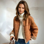 MIA | BUTTONED SHEEPSKIN JACKET