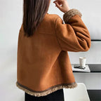 MIA | BUTTONED SHEEPSKIN JACKET